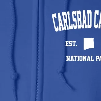 Retro Carlsbad Caverns National Park New Mexico Est 1930 Gift Full Zip Hoodie