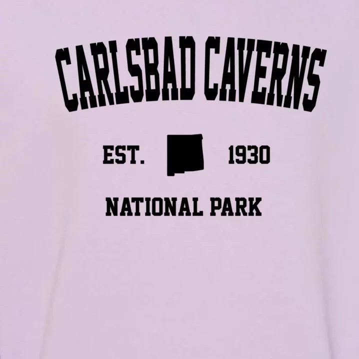 Retro Carlsbad Caverns National Park New Mexico Est 1930 Gift Garment-Dyed Sweatshirt