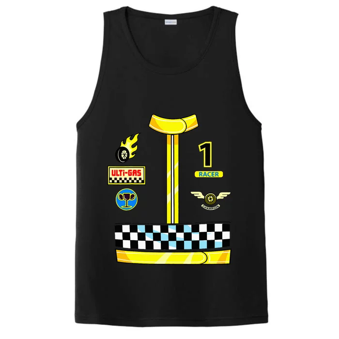 Race Car Driver Costume Birthday Halloween Performance Tank