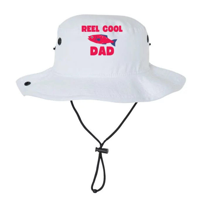 Reel Cool Dad Funny Fishing Dad Legacy Cool Fit Booney Bucket Hat