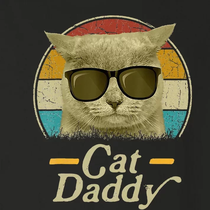 Retro Cat Daddy 80s 90S Style Cat Retro Cat Sunglasses Toddler Long Sleeve Shirt