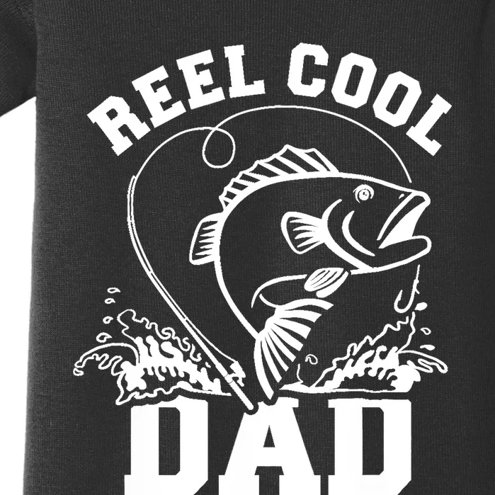 Reel cool dad fishing Baby Bodysuit