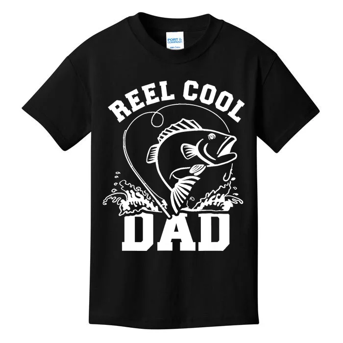 Reel cool dad fishing Kids T-Shirt