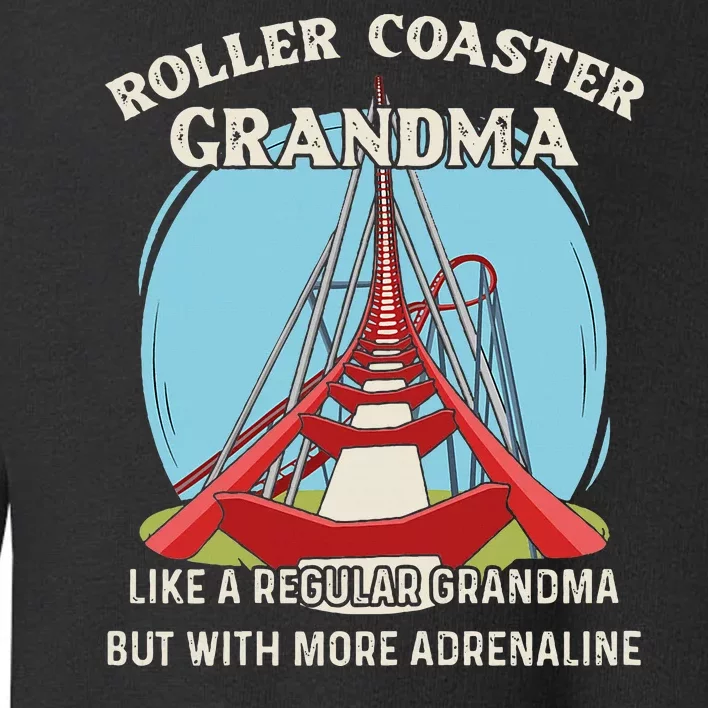 Roller Coaster Design For Your Roller Coaster Grandma Toddler Sweatshirt