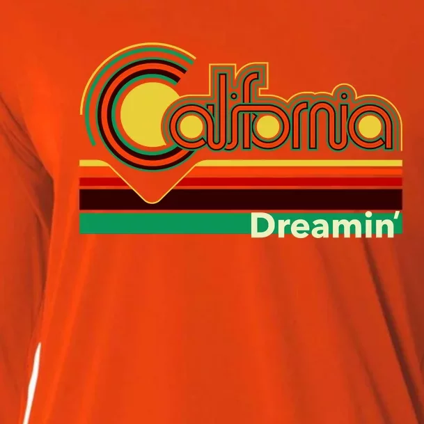 Retro California Dreamin Cooling Performance Long Sleeve Crew