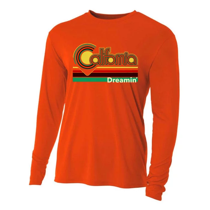 Retro California Dreamin Cooling Performance Long Sleeve Crew