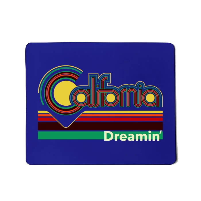 Retro California Dreamin Mousepad