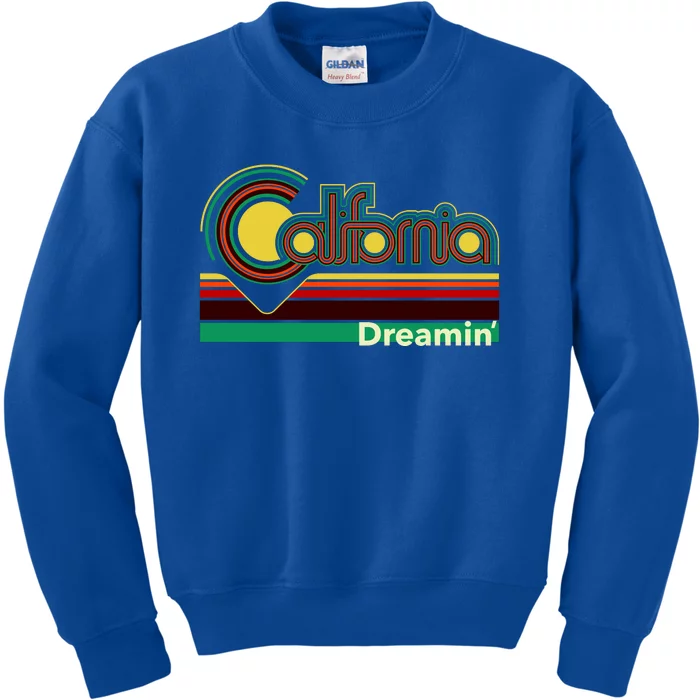 Retro California Dreamin Kids Sweatshirt