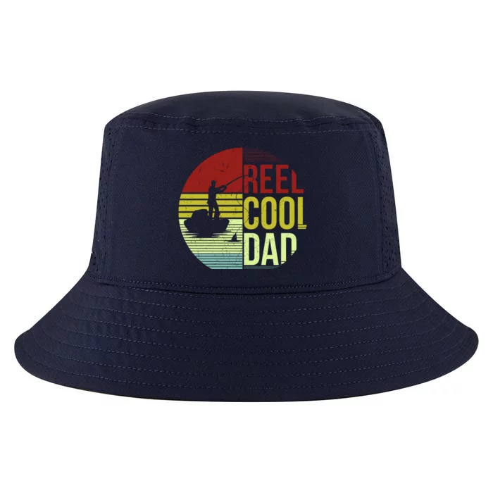 Reel Cool Dad Funny Fishing Fish Cool Comfort Performance Bucket Hat