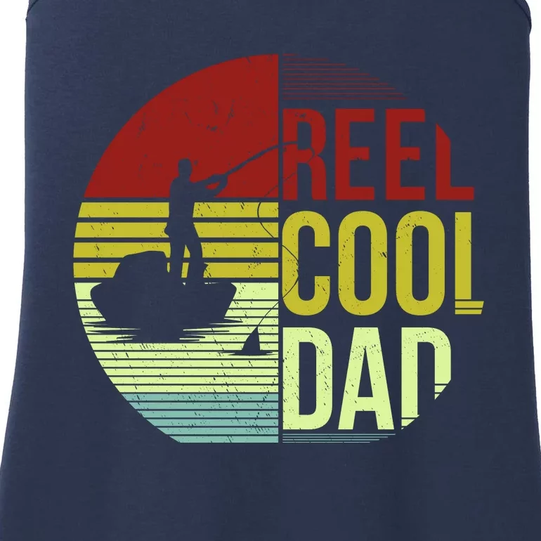 Reel Cool Dad Funny Fishing Fish Ladies Essential Tank