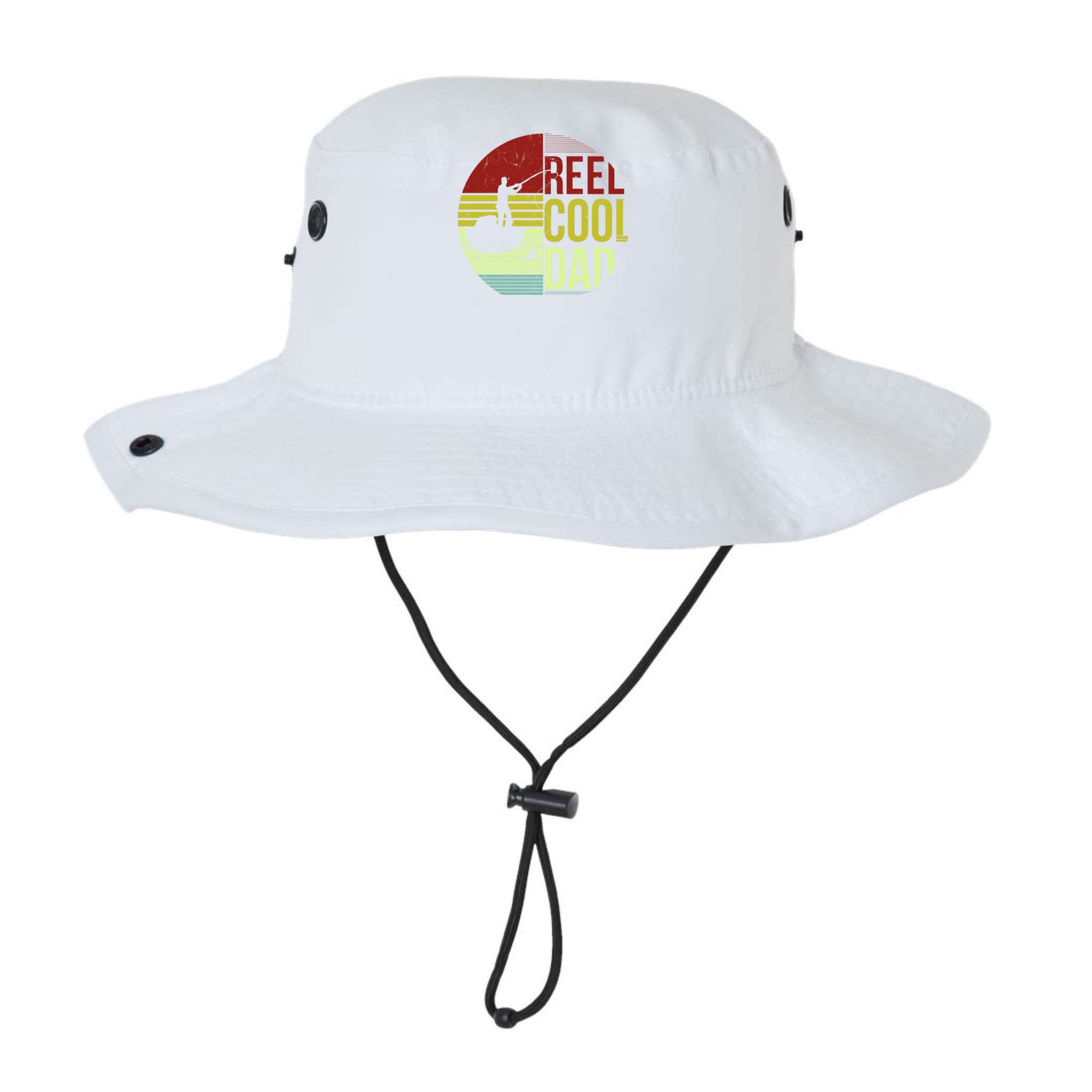 Reel Cool Dad Funny Fishing Fish Legacy Cool Fit Booney Bucket Hat
