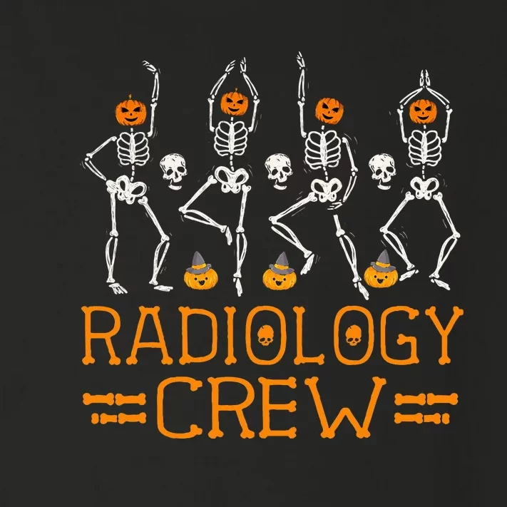 Radiology Crew Dancing Skeleton Pumpkin Toddler Long Sleeve Shirt