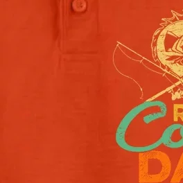 Reel Cool Dad Best Daddy Ever Fishing Lover Fathers Day Papa Great Gift Dry Zone Grid Performance Polo