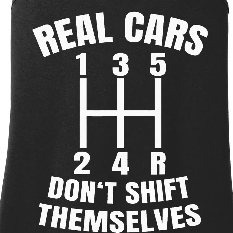 Real Cars DonT Shift Themselves Mechanic Auto Racing Ladies Essential Tank