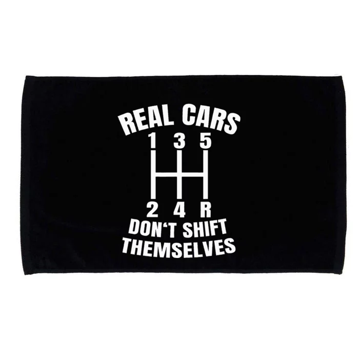 Real Cars DonT Shift Themselves Mechanic Auto Racing Microfiber Hand Towel