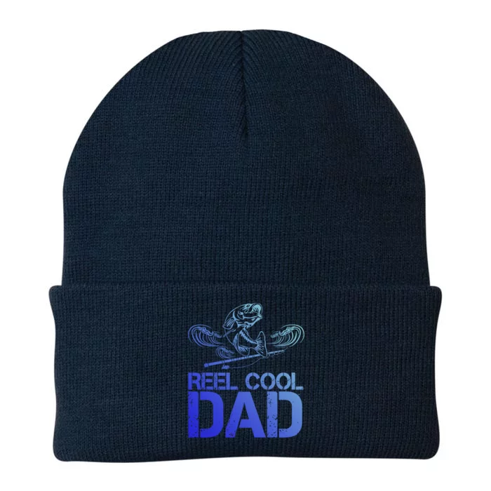 Reel Cool Dad Best Daddy Ever Fishing Lovers Fathers Day Gift Knit Cap Winter Beanie