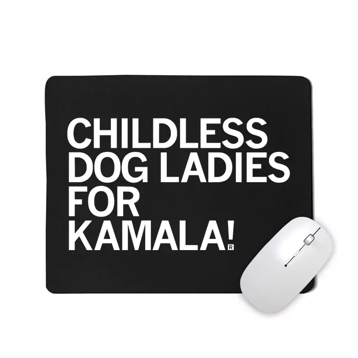 Raygunsite Childless Dog Ladies For Kamala Mousepad