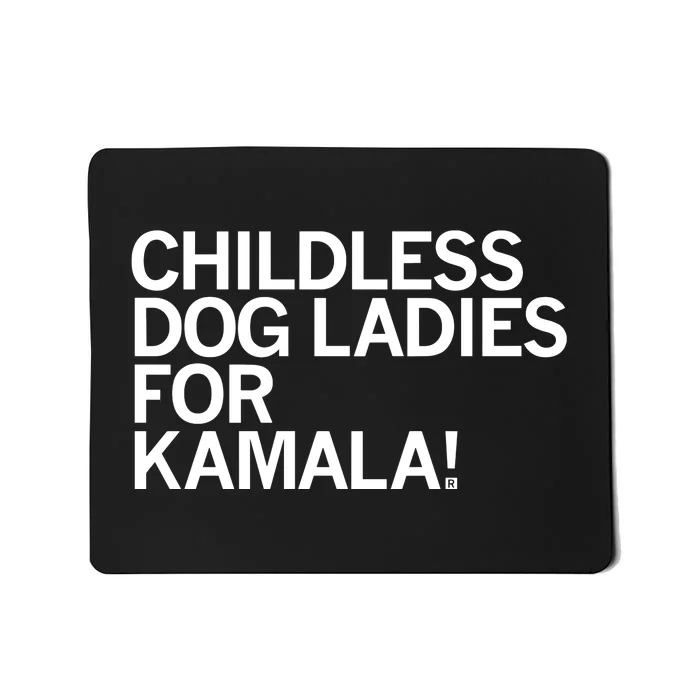 Raygunsite Childless Dog Ladies For Kamala Mousepad