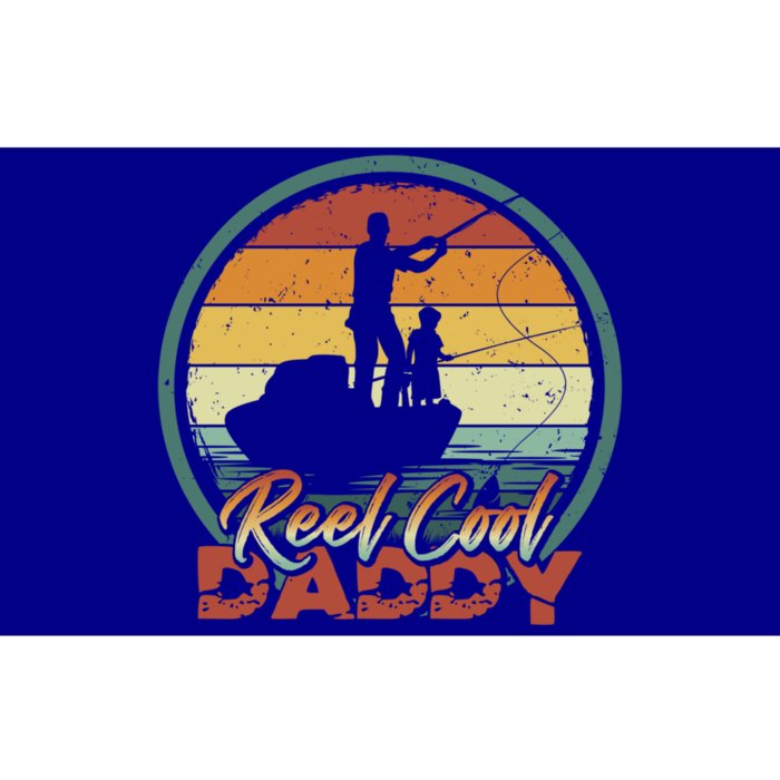 Reel Cool Daddy Gift Cool Retro Vintage Fishing Family Meaningful Gift Bumper Sticker