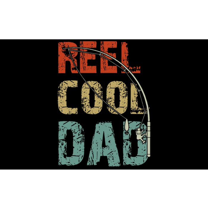 Reel Cool Dad Funny Fishing Father's Day Fisherman Daddy Bumper Sticker