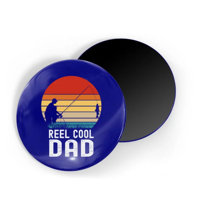 Reel Cool Dad Grandad Fisher Daddy Father's Day Fishing Gift Magnet