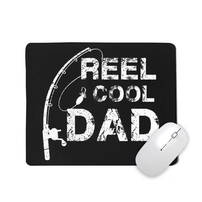 Reel Cool Dad Fishing Daddy Fathers Day Gif Mousepad