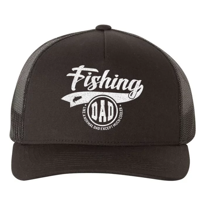 Reel Cool Dad Fishing Daddy Father's Day Gift Yupoong Adult 5-Panel Trucker Hat