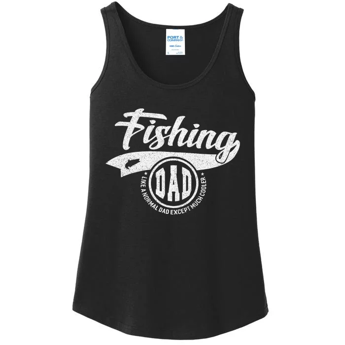 Reel Cool Dad Fishing Daddy Father's Day Gift Ladies Essential Tank