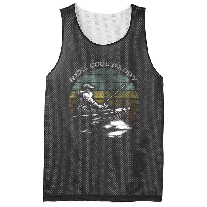 Reel Cool Daddy Fishing Mesh Reversible Basketball Jersey Tank