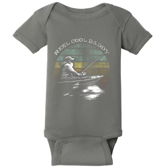 Reel Cool Daddy Fishing Baby Bodysuit