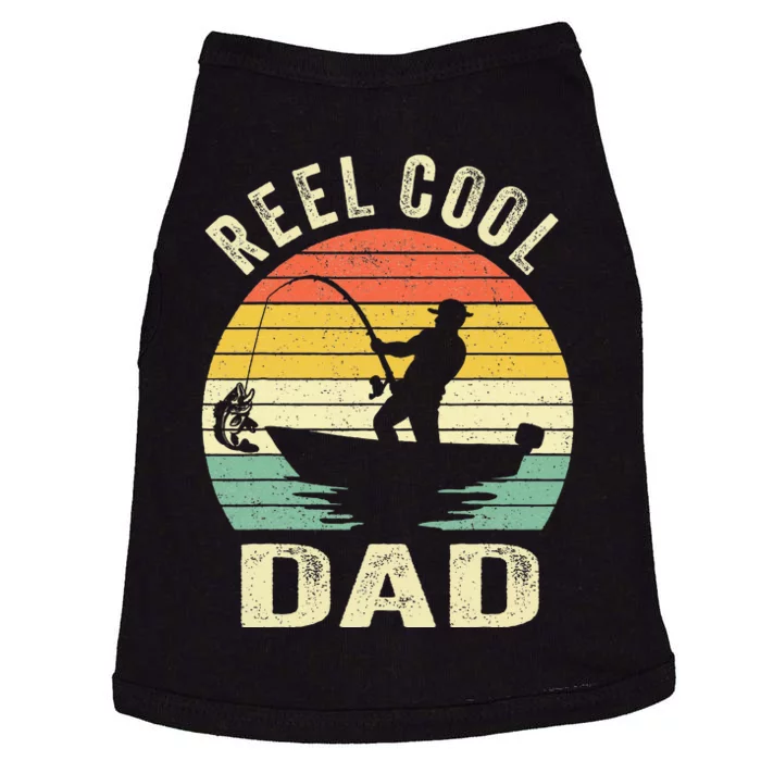 Reel Cool Dad Fishing Daddy Fathers Day Doggie Tank