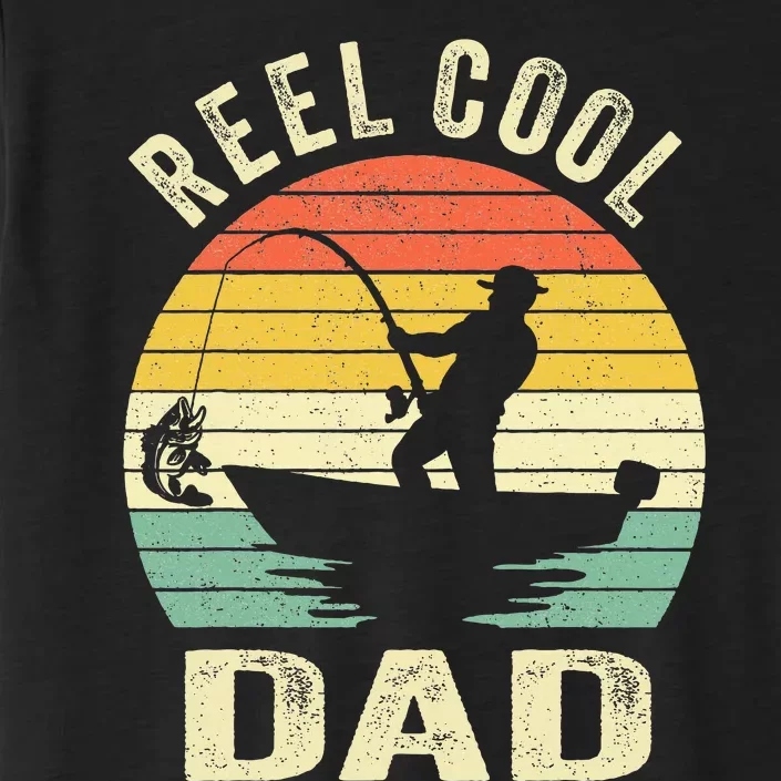 Reel Cool Dad Fishing Daddy Fathers Day ChromaSoft Performance T-Shirt