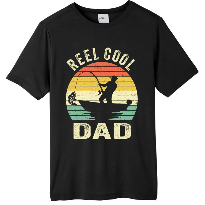 Reel Cool Dad Fishing Daddy Fathers Day ChromaSoft Performance T-Shirt