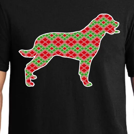 Rottweiler Christmas Dog Lover Gift Pajama Set