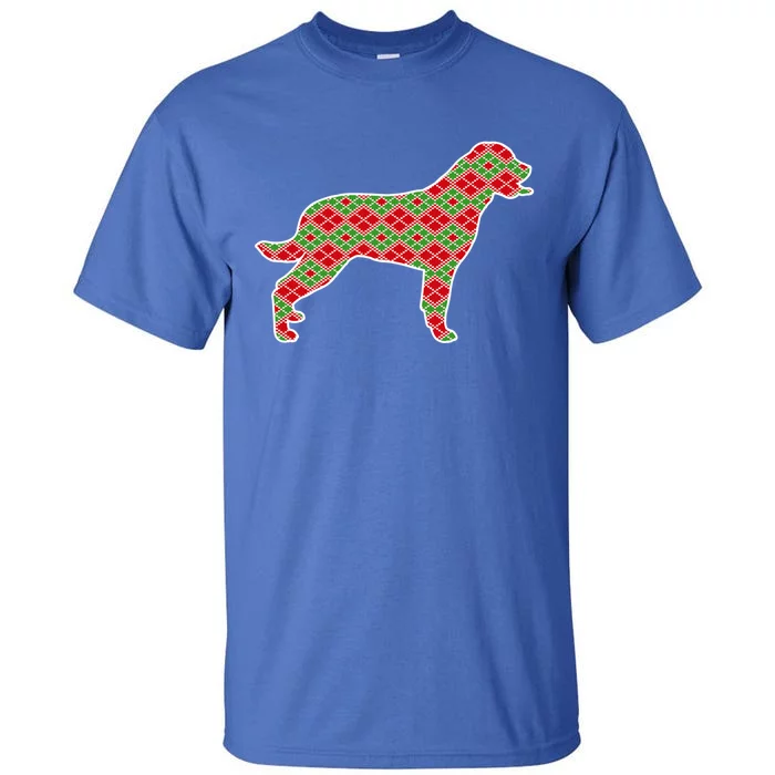 Rottweiler Christmas Dog Lover Gift Tall T-Shirt