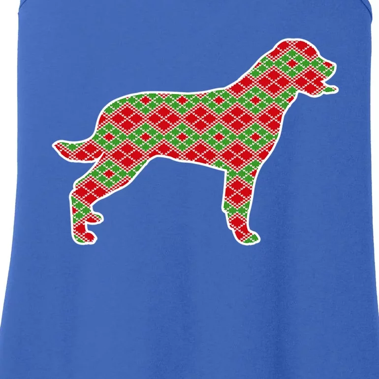 Rottweiler Christmas Dog Lover Gift Ladies Essential Tank