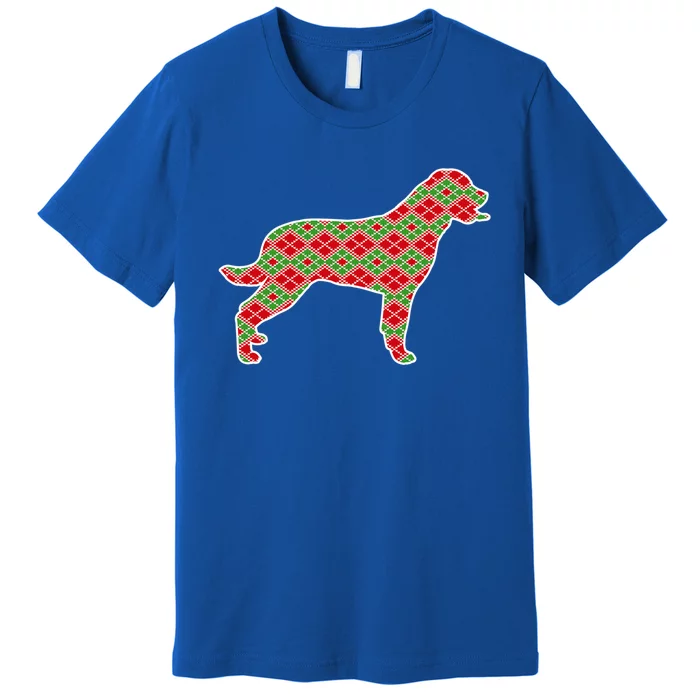 Rottweiler Christmas Dog Lover Gift Premium T-Shirt