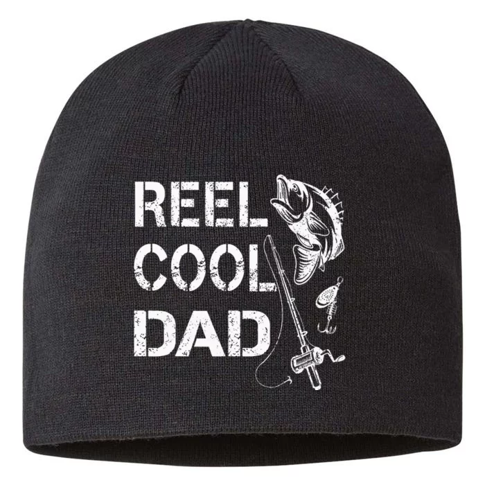 Reel Cool Dad Fishing Daddy FatherS Day 8 1/2in Sustainable Knit Beanie