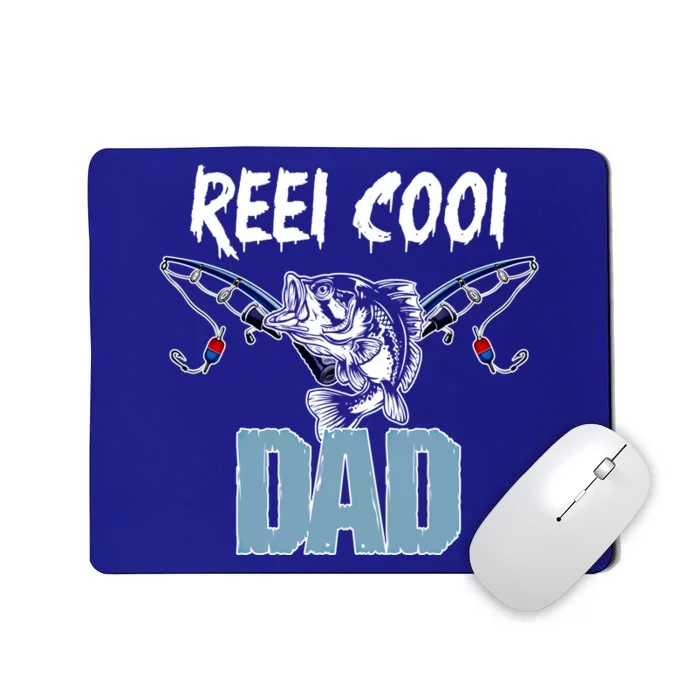 Reel Cool Dad Gift For Dad Grandpa Daddy Funny Gift Mousepad