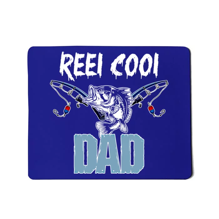 Reel Cool Dad Gift For Dad Grandpa Daddy Funny Gift Mousepad