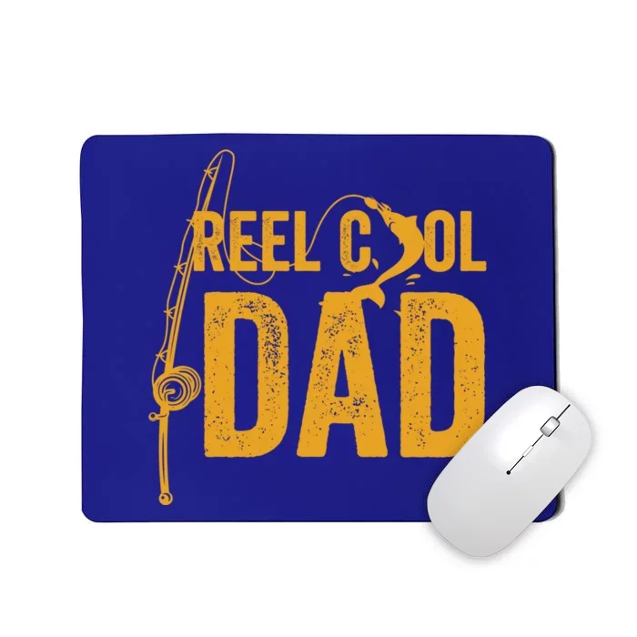 Reel Cool Dad Lucky Fisher Daddy Gift Mousepad