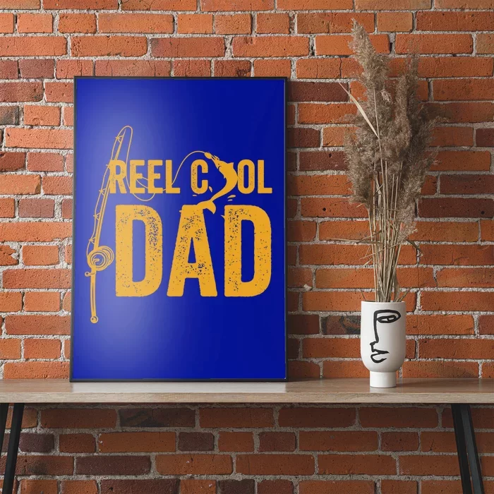 Reel Cool Dad Lucky Fisher Daddy Gift Poster