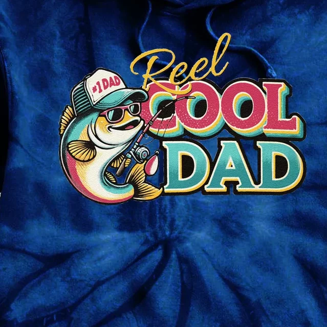 Reel Cool Dad Tie Dye Hoodie