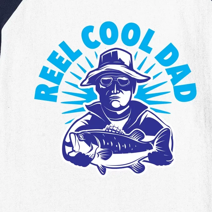 Reel Cool Dad Baseball Sleeve Shirt