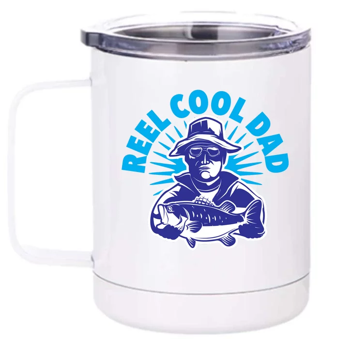 Reel Cool Dad Front & Back 12oz Stainless Steel Tumbler Cup