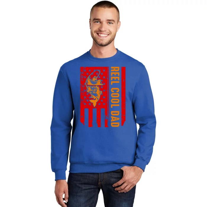 Reel Cool Dad Gift Tall Sweatshirt