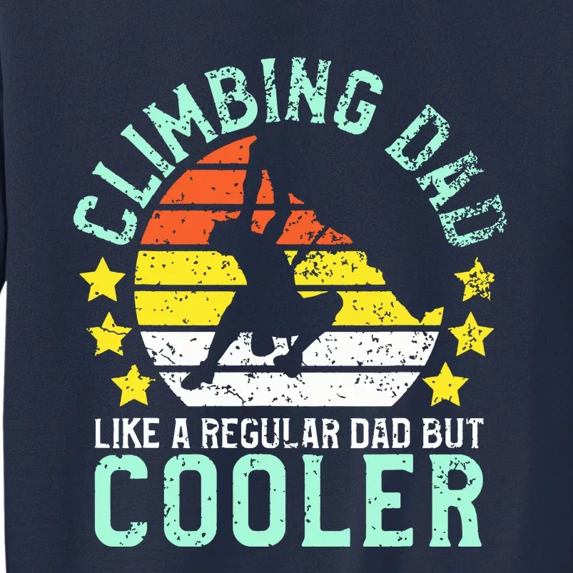 Rock Climbing Dad Mountain Climber Funny Father's Day Gift Sweatshirt