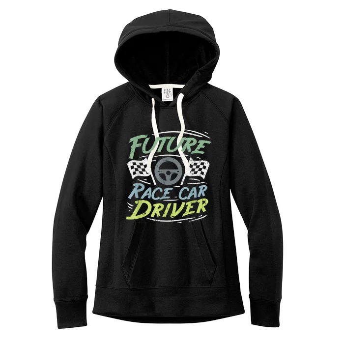 Race Car Driver Kids Racing Driver Women's Fleece Hoodie