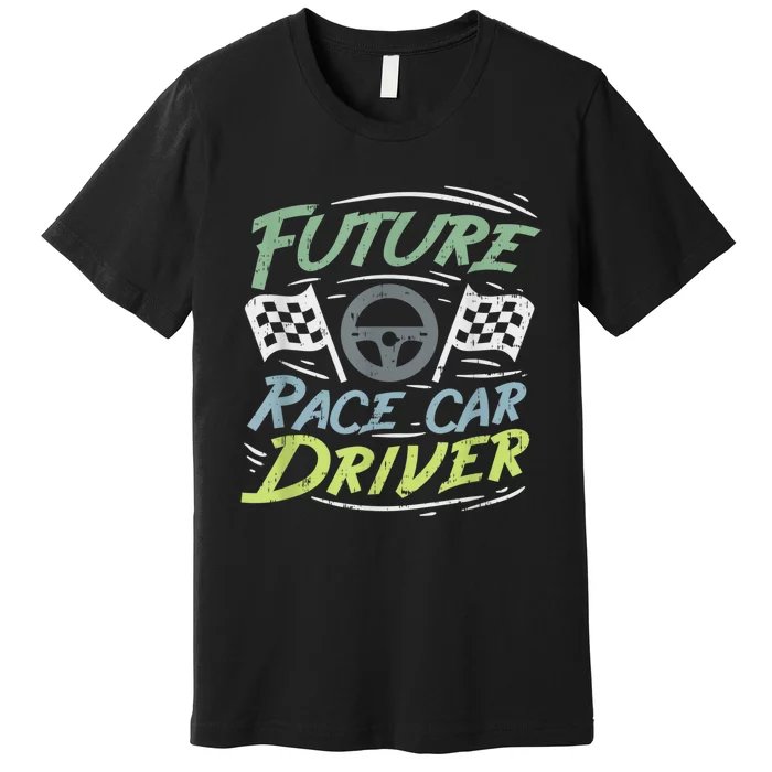 Race Car Driver Kids Racing Driver Premium T-Shirt