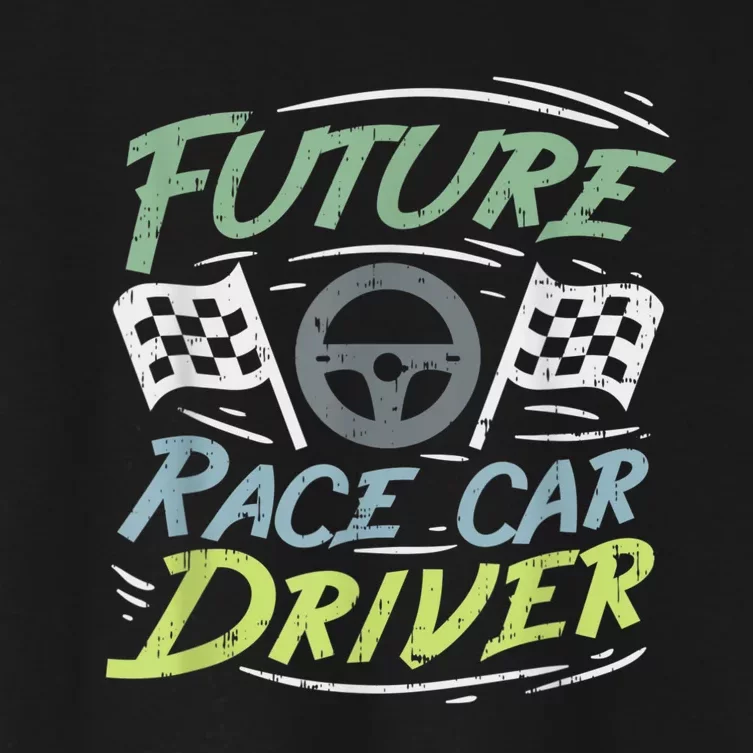 Race Car Driver Kids Racing Driver Women's Crop Top Tee